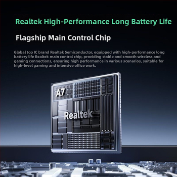 Bezvadu spēļu pele ar trim režīmiem, Bluetooth, modelis A7, 42000dpi