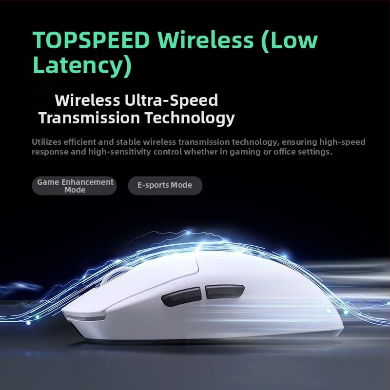 Kolmrežiimiline traadita Bluetoothi mänguhiir, mudel A7, 42000dpi