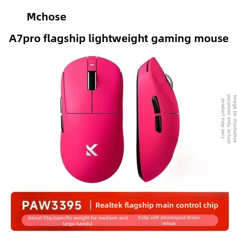 Bezvadu spēļu pele ar trim režīmiem, Bluetooth, modelis A7, 42000dpi