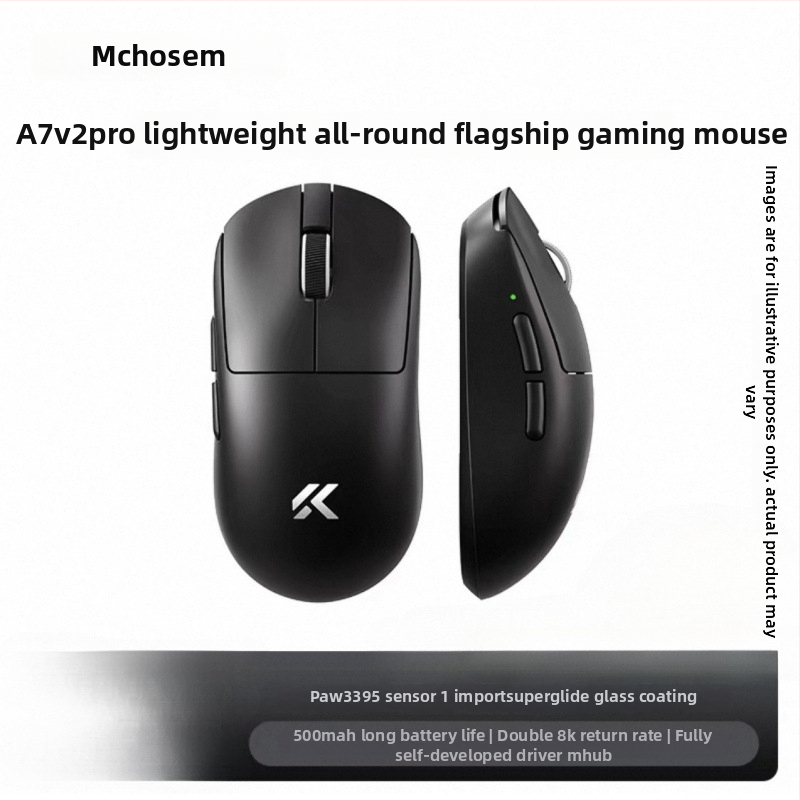 Bezvadu spēļu pele ar trim režīmiem, Bluetooth, modelis A7, 42000dpi