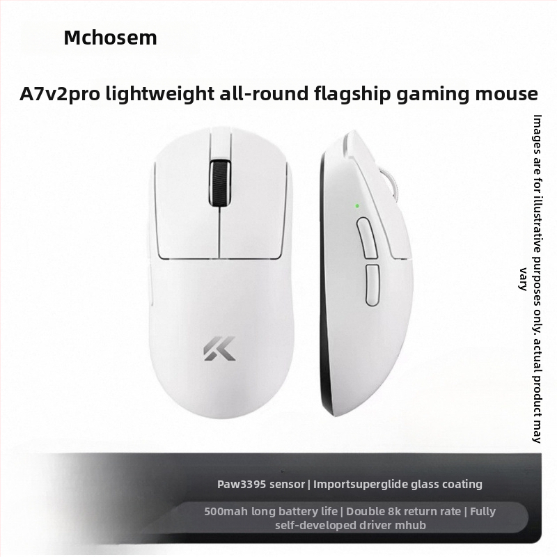 Bezvadu spēļu pele ar trim režīmiem, Bluetooth, modelis A7, 42000dpi