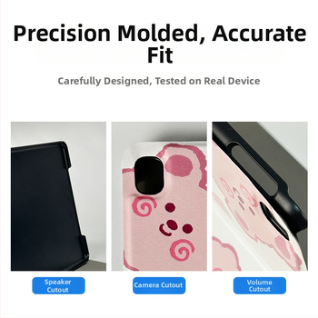 Apple iPad apsauginė dėklas – karikatūrų stiliaus, atidaromas dangtelis, PC medžiaga, prieš pirštų atspaudus, magnetinis laikiklis