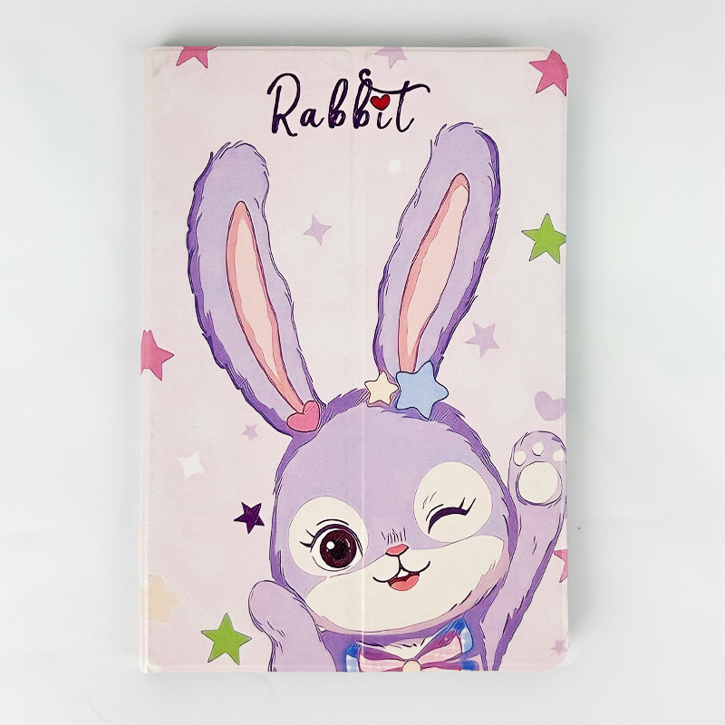 Apple iPad apsauginė dėklas – karikatūrų stiliaus, atidaromas dangtelis, PC medžiaga, prieš pirštų atspaudus, magnetinis laikiklis