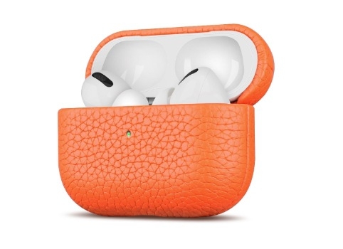 AirPods kožna zaštitna futrola Hermes Pebbled Leather, otporna na udarce, ručna izrada, tvrdi kućište, podijeljeni tip, za sve modele AirPods