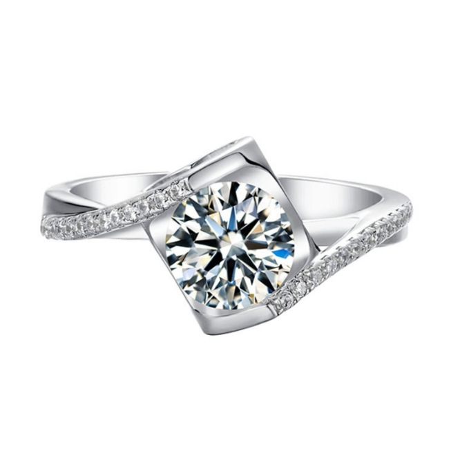 925-ös ezüst karkötő, DMY márka, geometriai stílus, gyémánt beállítás, nőknek