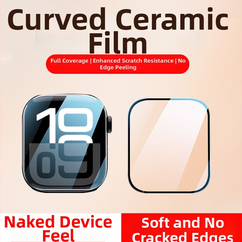 Apple Watch előlapvédő fólia – folyadék-nano anyag, ujjlenyomat-mentes