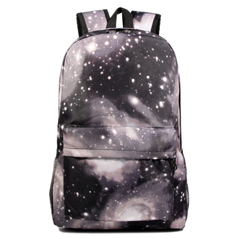 Σακίδιο με σχέδιο anime Starry Sky, ύφασμα Oxford, χωρητικότητα κάτω των 20 L, αναπνέον, αδιάβροχο, αντικλοπής, συμβατό με φορητό υπολογιστή 15 ιντσών, ιμάντες με μαξιλαράκι αερόσφυρα, αστικός μινιμαλισμός