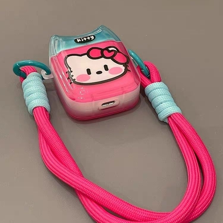 Θήκη προστασίας AirPods Pro 2 με χαριτωμένο καρτούν Kitty, πολυκαρβονικό, IP μοντέλο, χαρακτική