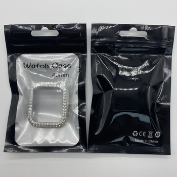 Carcasă de protecție pentru Apple Watch S10/SE – diamant în dublu rând, electroplacată, carcasă PC