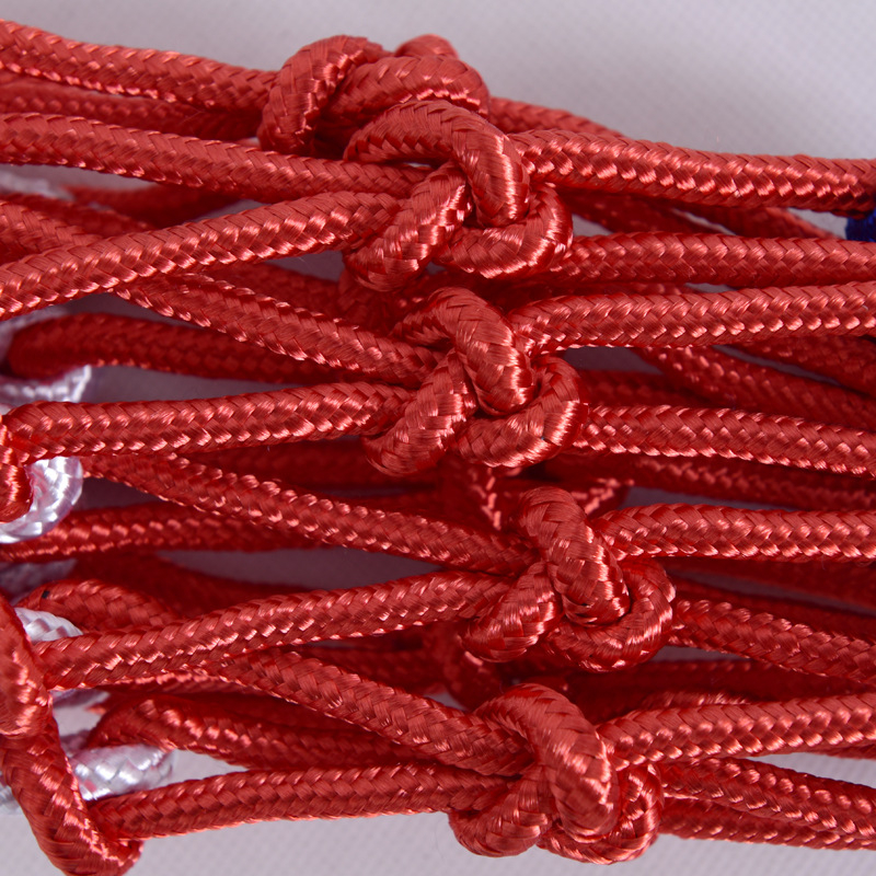 Δίχτυ μπασκέτας, τριών χρωμάτων πλεγμένο, ανθεκτικό πρότυπο, παραμετροποιήσιμο, βάρος 400 g, Zewei