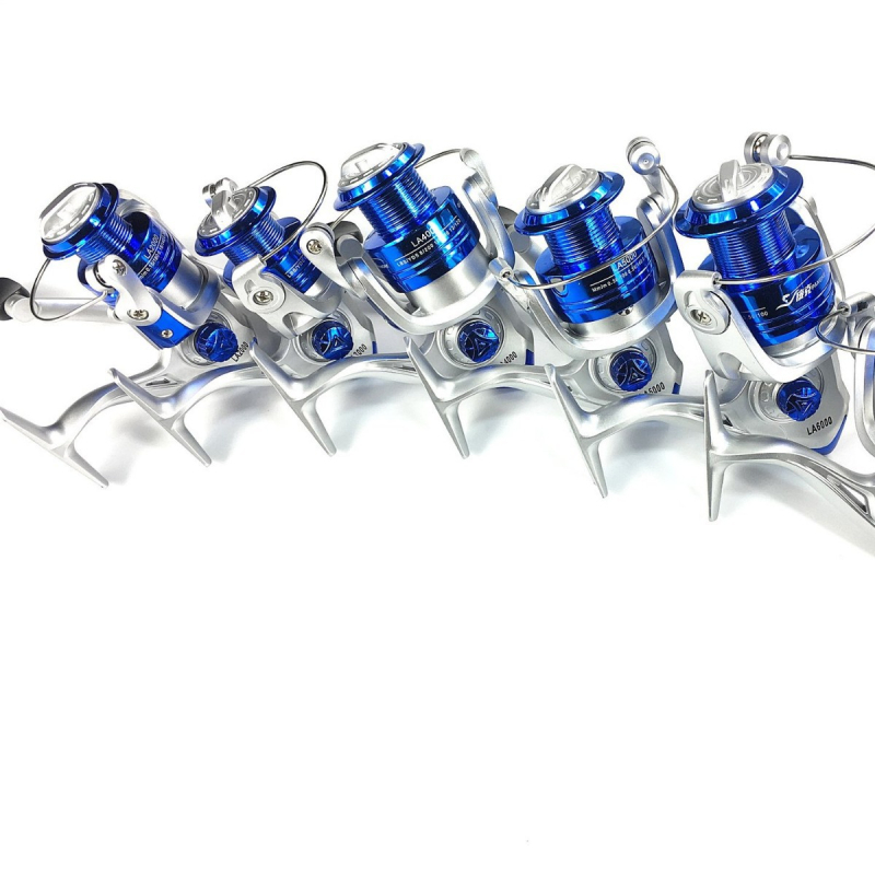 Punk LA2000-7000 спининг макара с пластмасово-стоманено главно тяло