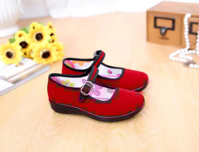 Αθλητικά παπούτια σε στυλ Δημοκρατίας της Κίνας, στρατιωτικά για παιδιά και εφήβους 7–16 ετών. Άνω: βαμβακερό πανί; Σόλα: Lasagna; Εσωτερικό: ύφασμα; Εσωτερικό υλικό: βαμβάκι; Στυλ: εθνοτικό