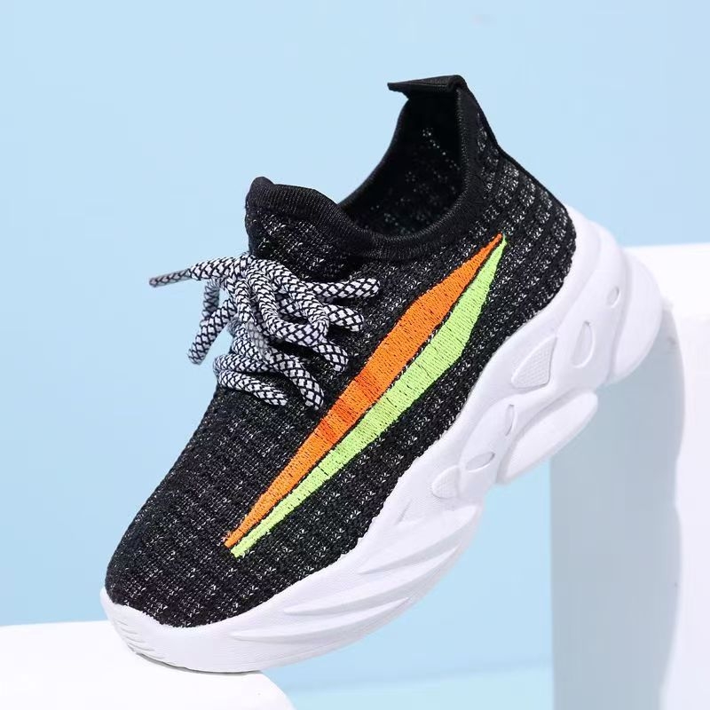 Unisex dječje mrežaste tenisice, prozračni gornji dio, vezanje šnürama, PVC đon, sportski stil, za sve sezone