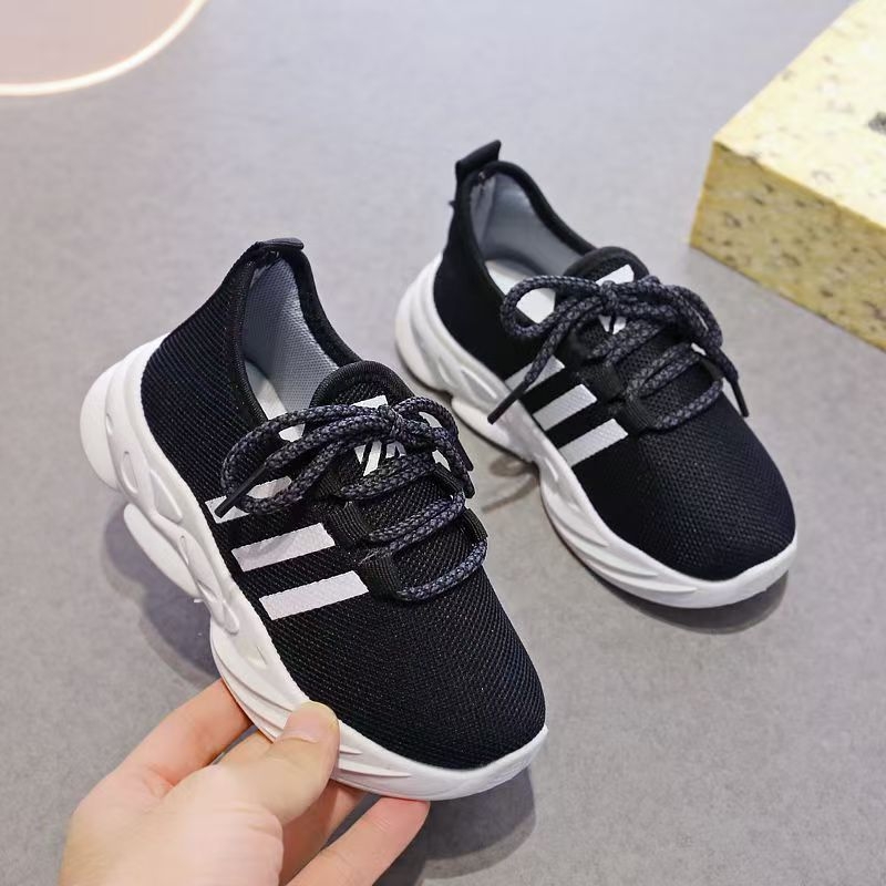 Unisex dječje mrežaste tenisice, prozračni gornji dio, vezanje šnürama, PVC đon, sportski stil, za sve sezone