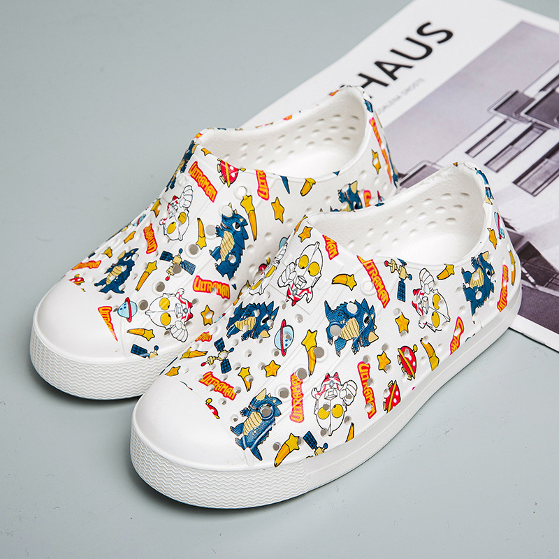 Παιδικά σανδάλια σε στυλ Crocs, EVA επάνω, αναπνεόμενα, unisex, για ηλικίες 4–12 ετών, σχέδιο Cartoon Paradise