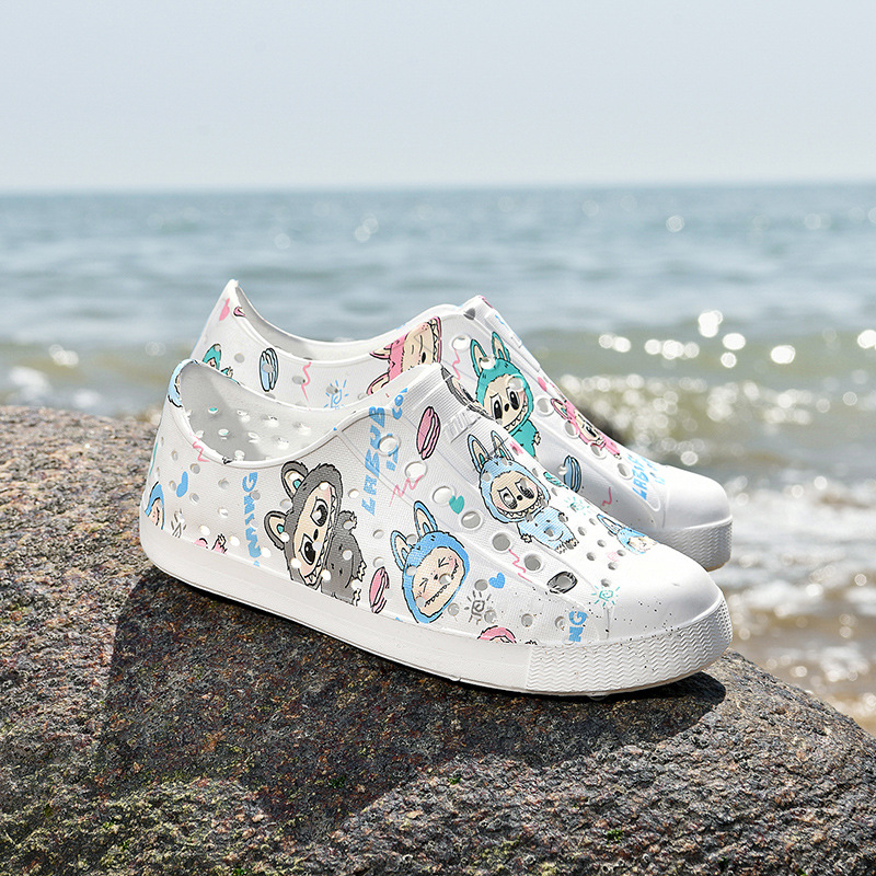 Παιδικά σανδάλια σε στυλ Crocs, EVA επάνω, αναπνεόμενα, unisex, για ηλικίες 4–12 ετών, σχέδιο Cartoon Paradise