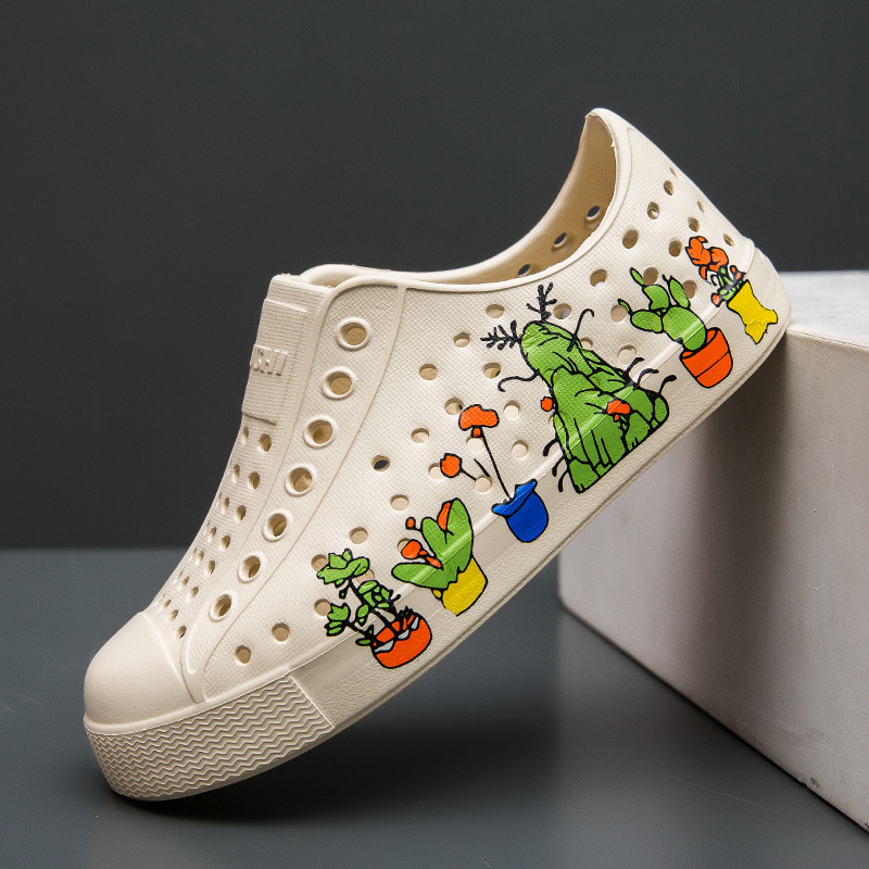 Παιδικά σανδάλια σε στυλ Crocs, EVA επάνω, αναπνεόμενα, unisex, για ηλικίες 4–12 ετών, σχέδιο Cartoon Paradise