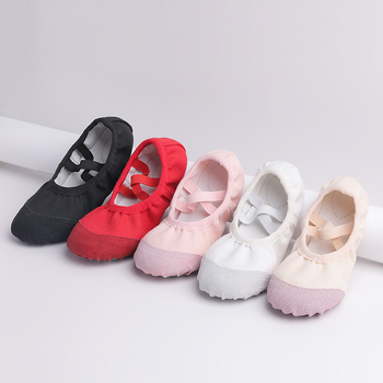 Παπούτσια χορού - Μπαλέτο, Σύγχρονος χορός, Λατινικά - Καμβά επάνω μέρος, Δερμάτινη σόλα, Unisex, Ελαφριά