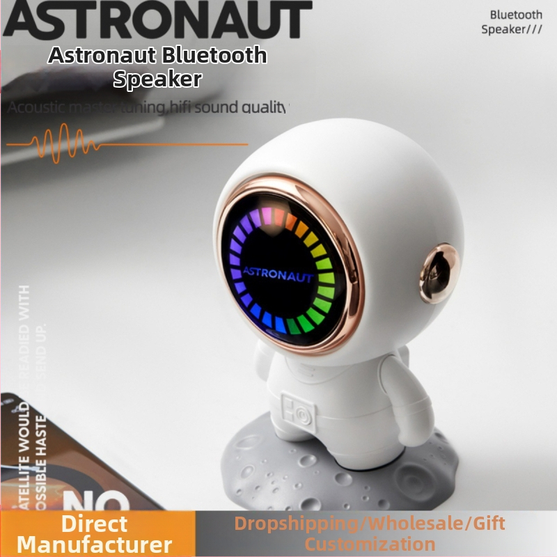 Bluetooth pārnēsams skaļrunis ar LED apgaismojumu, iebūvēta akumulatora 300–500 mAh, 5W, frekvenču diapazons 60 Hz–15 kHz, SNR ≥75 dB