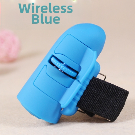 Žiedo piršto optinė pelė - USB, belaidė 2,4 GHz, 1600 DPI, 2 mygtukai, mini dizainas