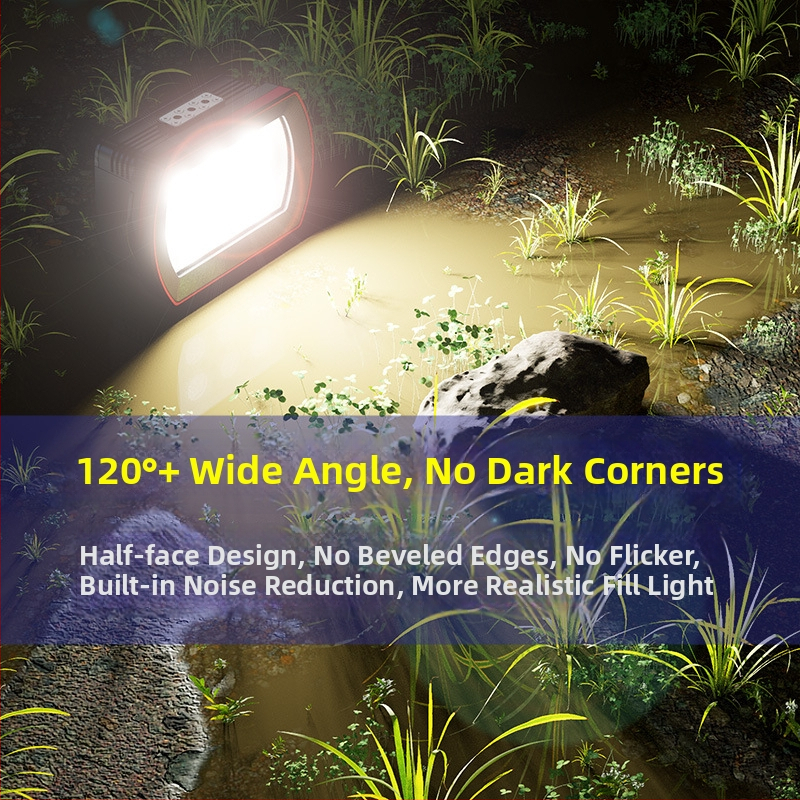 SeaFrogs SL-22 Zemūdens fotogrāfijas apgaismojums kamerai – korpuss no alumīnija sakausējuma + PC, 4x18650 Li-ion baterijas, amfibi lietošanai, svars 480 g