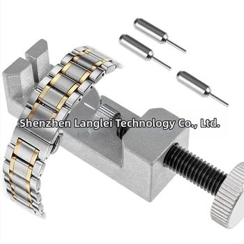 Kovový nástroj na opravu hodiniek s nastaviteľnou výškou pre vyberanie remienka