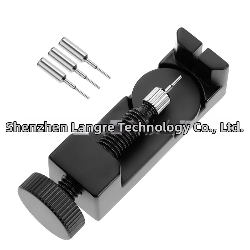 Kovový nástroj na opravu hodiniek s nastaviteľnou výškou pre vyberanie remienka