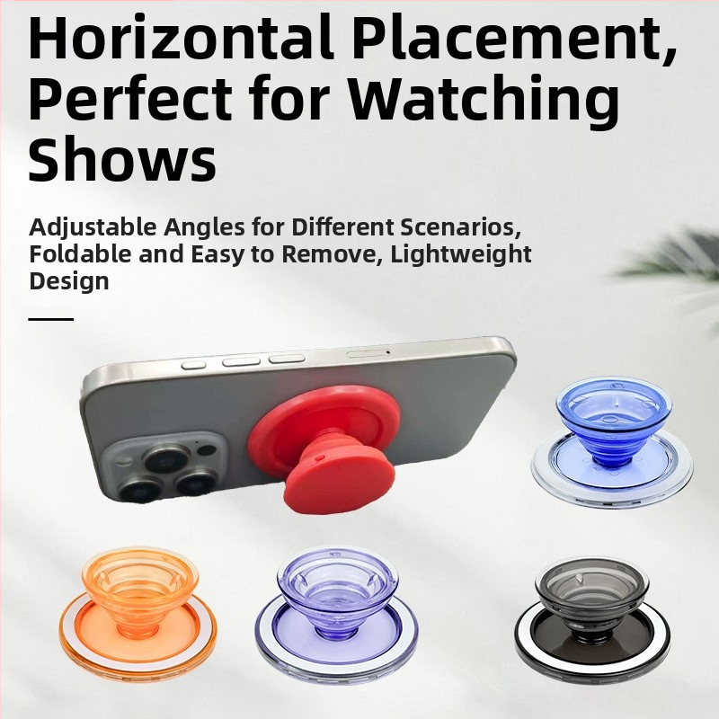 MagSafe magnetska stolna držač za telefon s prozirnim zračnim jastučićem, snažan magnet N52, plastično kućište, prilagodljiv