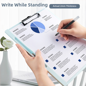 Plastmasas klipsbord ar 10 cm skavu, modelis Cy0151, piemērots A4 papīriem