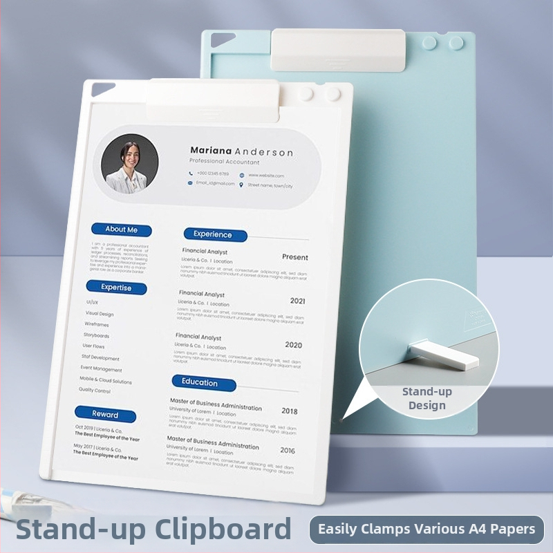 Plastmasas klipsbord ar 10 cm skavu, modelis Cy0151, piemērots A4 papīriem