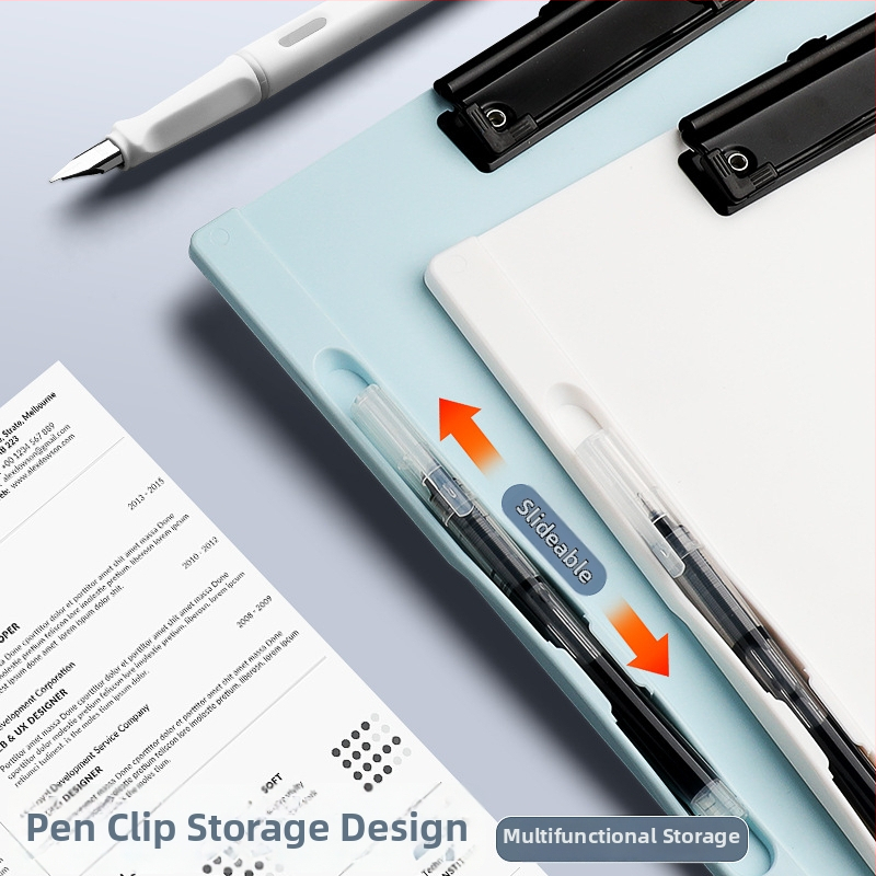 Plastmasas klipsbord ar 10 cm skavu, modelis Cy0151, piemērots A4 papīriem