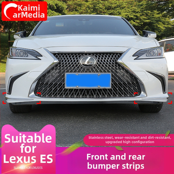 Roostevabast terasest löögikaitseliin Lexus ES200/ES260/ES300h – kere dekoratiivne kaitse (Materjal: Roostevaba teras; Ühilduvus: Lexus ES200/ES260/ES300h)