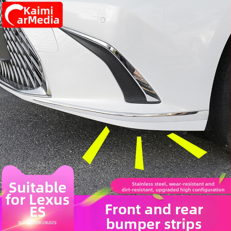 Roostevabast terasest löögikaitseliin Lexus ES200/ES260/ES300h – kere dekoratiivne kaitse (Materjal: Roostevaba teras; Ühilduvus: Lexus ES200/ES260/ES300h)