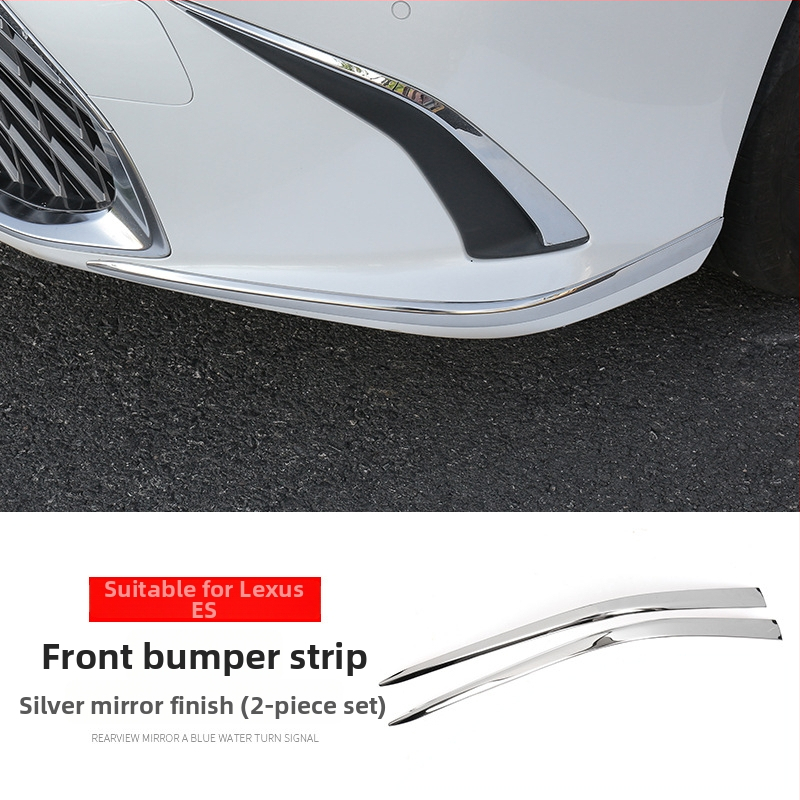 Roostevabast terasest löögikaitseliin Lexus ES200/ES260/ES300h – kere dekoratiivne kaitse (Materjal: Roostevaba teras; Ühilduvus: Lexus ES200/ES260/ES300h)