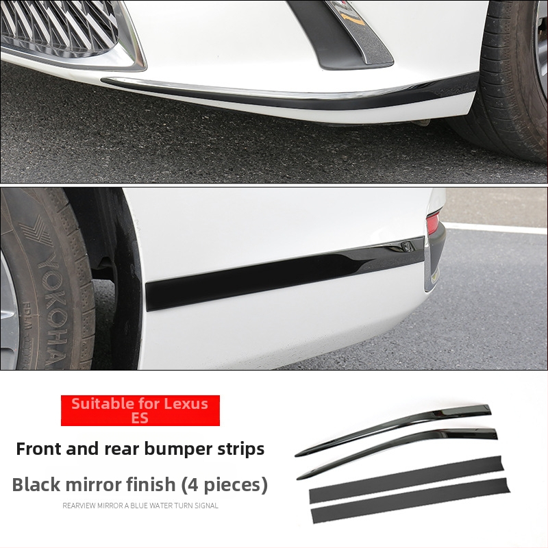 Roostevabast terasest löögikaitseliin Lexus ES200/ES260/ES300h – kere dekoratiivne kaitse (Materjal: Roostevaba teras; Ühilduvus: Lexus ES200/ES260/ES300h)