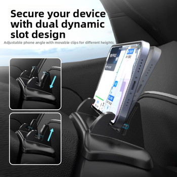 Stražnji silikonski držač telefona za auto za Li Auto L6/L7/L8/L9 i I6/I8, ljepilo za montažu, 7.5W punjenje, kompatibilan s volanom