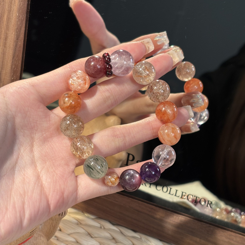 Narukvica s citrin kristalom, ekskluzivan nišni dizajn, bez bočnih kamenčića, jesensko izdanje 2025, pakiranje na veliko