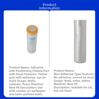 Husă de protecție din PE pentru mobilier și canapele; folie de protecție împotriva prafului, de unică folosință; potrivită pentru sufragerie, dormitor, exterior, restaurant, baie, balcon, cameră pentru copii, spații comerciale