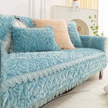 Plišani jastuk za kutni kauč, pogodan za sekcijske sofe, moderni minimalisticki stil, mogućnost prilagodbe, materijal: pliš, uzorak: jedne boje