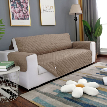 Jin Dun husă pentru canapea pentru animale de companie, cu două fețe, quiltată, pentru canapea de 2 locuri, 100% poliester