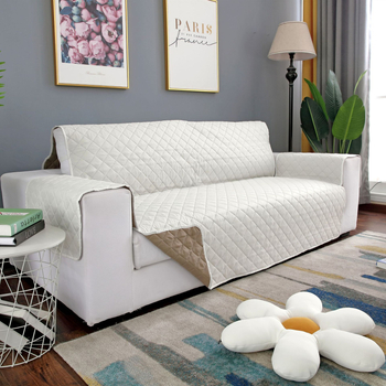 Jin Dun husă pentru canapea pentru animale de companie, cu două fețe, quiltată, pentru canapea de 2 locuri, 100% poliester