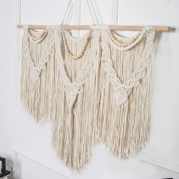 Pamuk gobelin ručno tkan zidna dekoracija, pravokutni oblik, Boho europski stil
