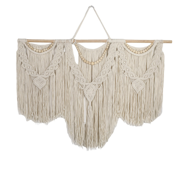 Pamuk gobelin ručno tkan zidna dekoracija, pravokutni oblik, Boho europski stil