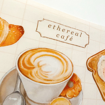 Zidna tapiserija – motiv doručak i kafa, pravokutna poliester tkanina, digitalni termotransfer tisak, moderni minimalistički stil