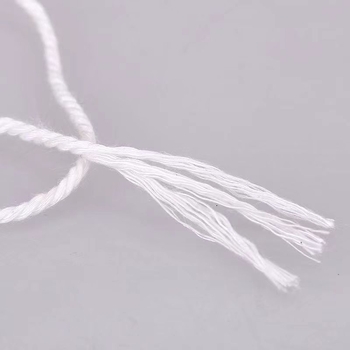 Frânghie din bumbac împletite, corzi decorative lucrate manual pentru textile și mănuși