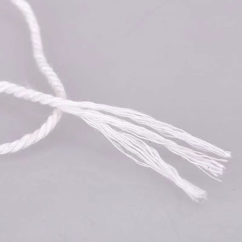 Frânghie din bumbac împletite, corzi decorative lucrate manual pentru textile și mănuși