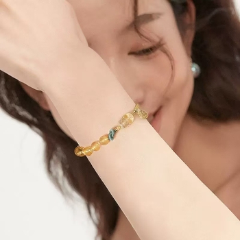 Brățară din cristal, țesută manual, de bijuterii Jing zhitong, stil antic, retro literar.