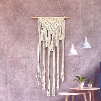 Goblen boem pentru perete, lucrat manual, material textil: bumbac 71–80% și in 30%, dreptunghiular, model festiv, lavabil manual