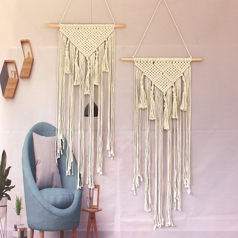 Goblen boem pentru perete, lucrat manual, material textil: bumbac 71–80% și in 30%, dreptunghiular, model festiv, lavabil manual