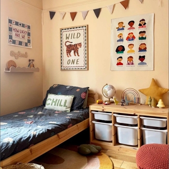 Pamučni zidni goblen, skandinavski stil, pravokutnog oblika, uzorak ljudske figure, digitalni toplinski prijenos